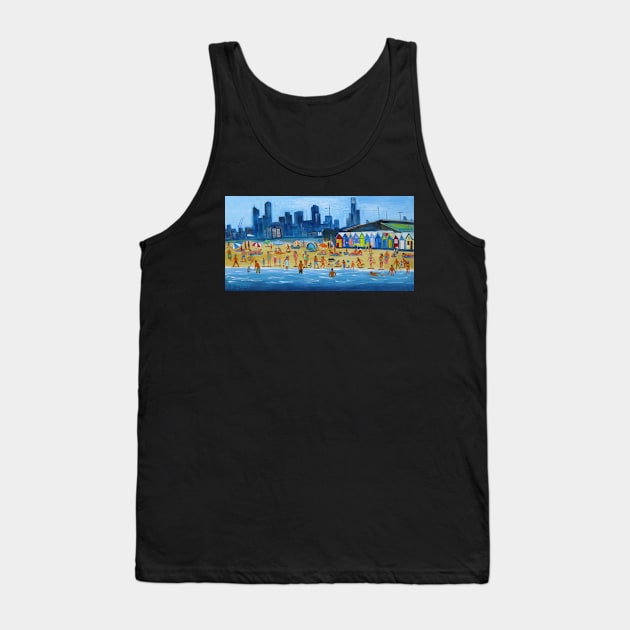 Brighton Beach huts Tank Top by karincharlotte